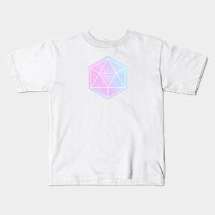 Pastel Galaxy + Geometry Kids T-Shirt